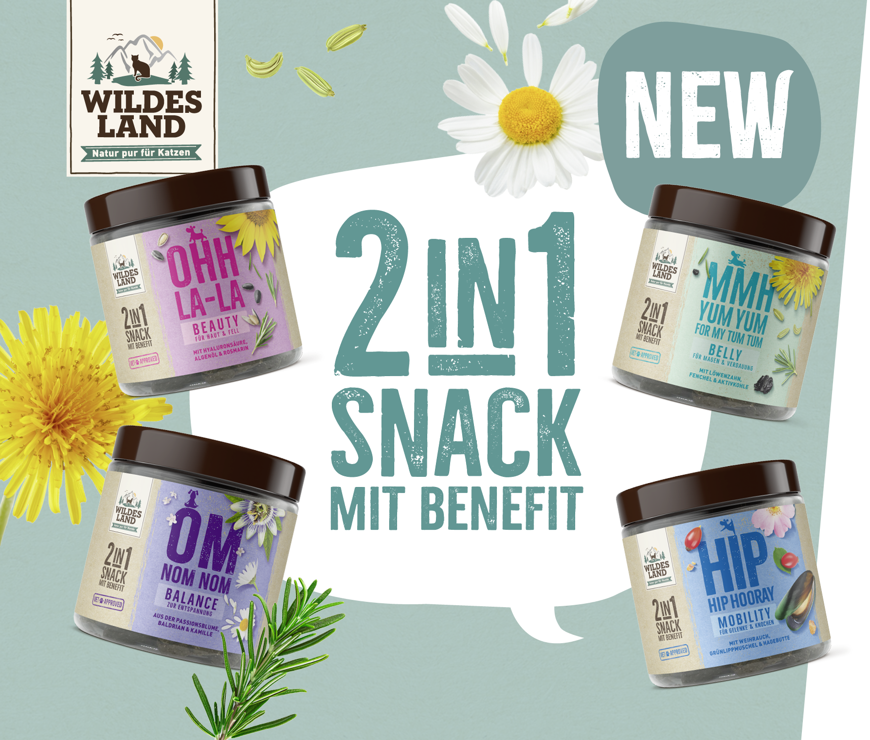 Covetrus | Wildes Land 2en1 Snacks avec Benefit Covetrus | Wildes Land 2en1 Snacks avec Benefit