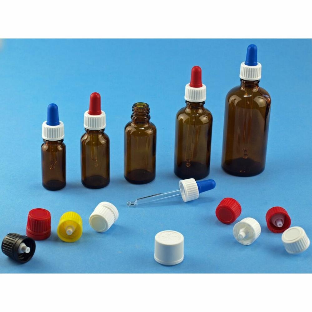 Tropfflasche 5 ml, Stück mit Gewinde, ohne Verschluss Tropfflasche 5 ml, Stück mit Gewinde, ohne Verschluss