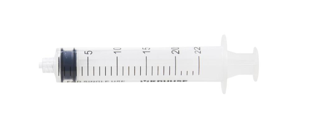 KRUUSE Einmal-Spritzen 3-teil. 20ml, Luer-Lock 50 Stk KRUUSE Einmal-Spritzen 3-teil. 20ml, Luer-Lock 50 Stk