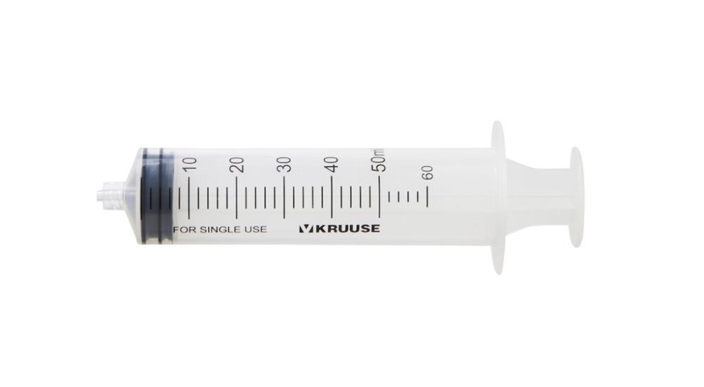 KRUUSE Einmal-Spritzen 3-teil. 50ml, Luer-Lock 25 Stk