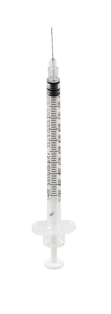 KRUUSE Insulinspritze 0.5 ml mit Gummikolben/29Gx1/2