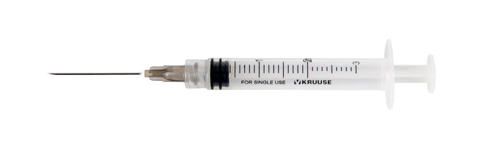 KRUUSE 3-Komp.-Spritze 2ml 22G, 0.7x32mm, 100 Stk. KRUUSE 3-Komp.-Spritze 2ml 22G, 0.7x32mm, 100 Stk.