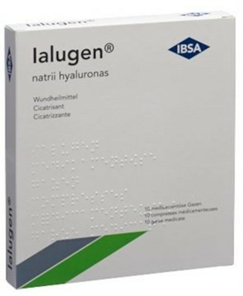 Ialugen gaze médicale 10x10 cm 10 pièces