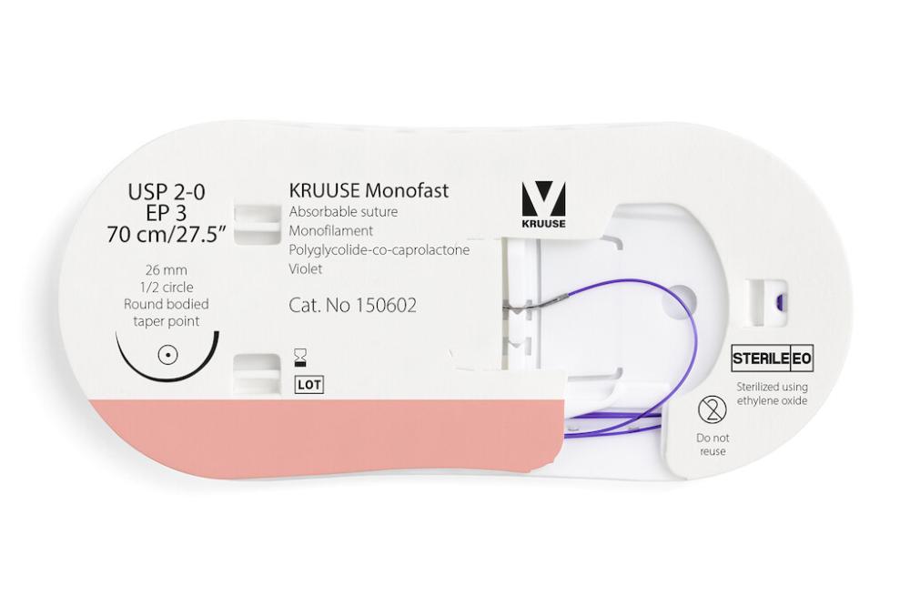 KR Monofast, USP 2-0,70cm 26 mm 1/2 TP, RK, 12 Stk