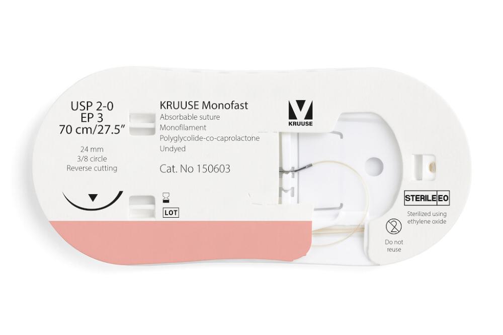 KR Monofast,USP 2-0,70cm 24 mm 3/8 K, RC, 12 Stk KR Monofast,USP 2-0,70cm 24 mm 3/8 K, RC, 12 Stk