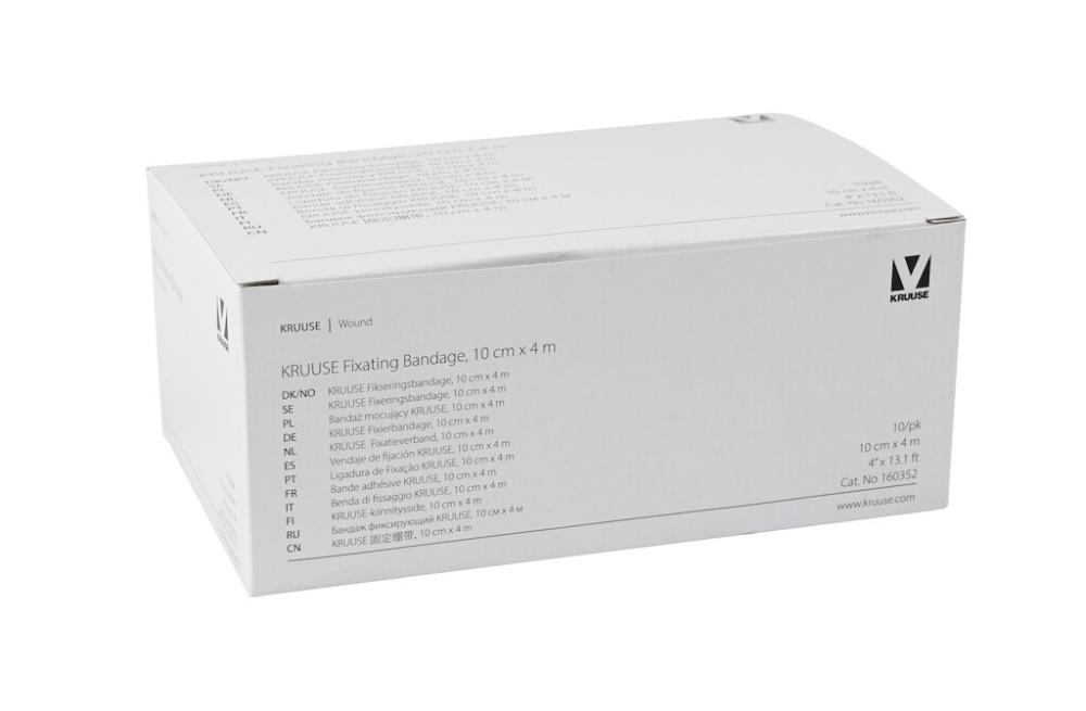 KRUUSE Bande fixation 10cm x 4m 10 pces KRUUSE Bande fixation 10cm x 4m 10 pces