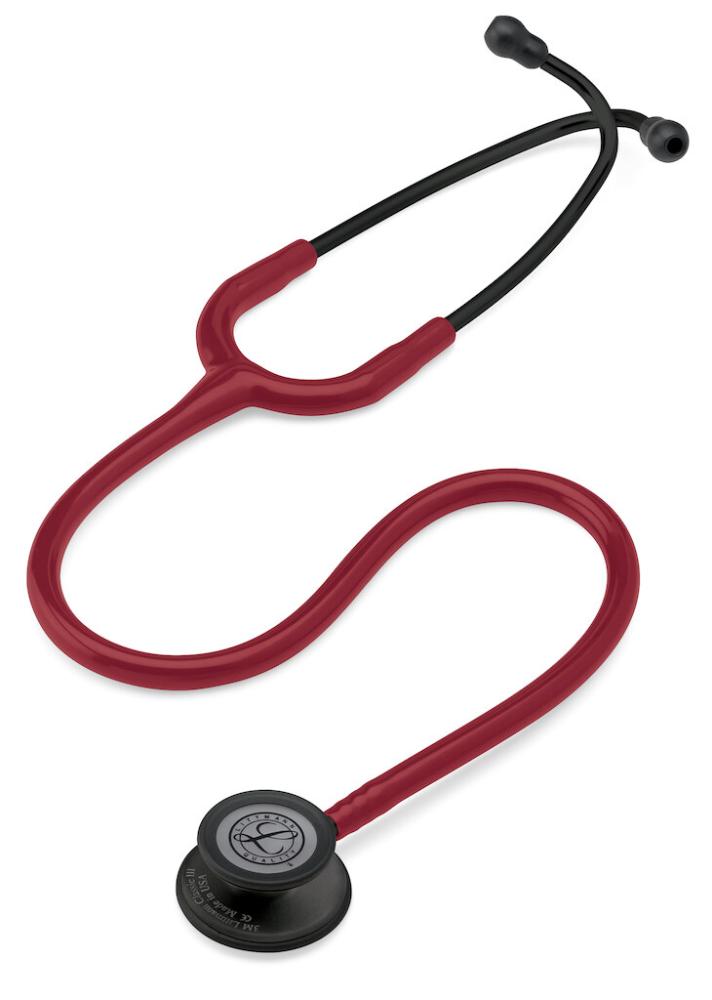 Littmann Classic III, black edition bourgogne