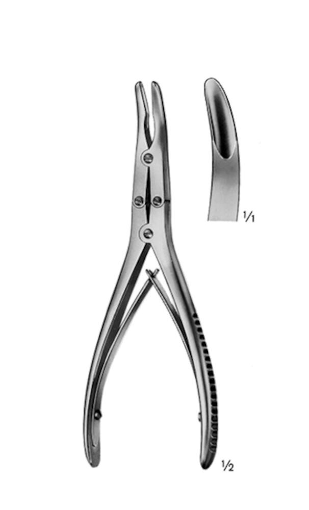 Hohlmeisselz. n/Zaufal-Jansen 18cm gebogen übersetzt