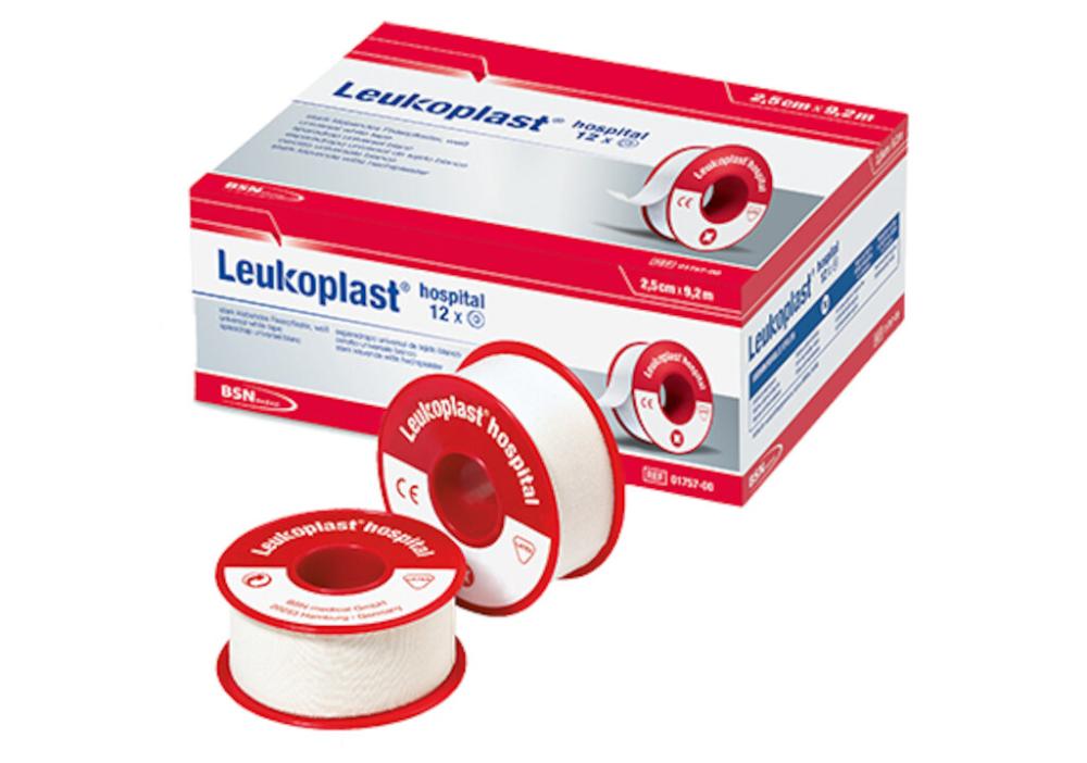 Leukoplast hospital 9.2 m x 2.5 cm - 12 Rollen