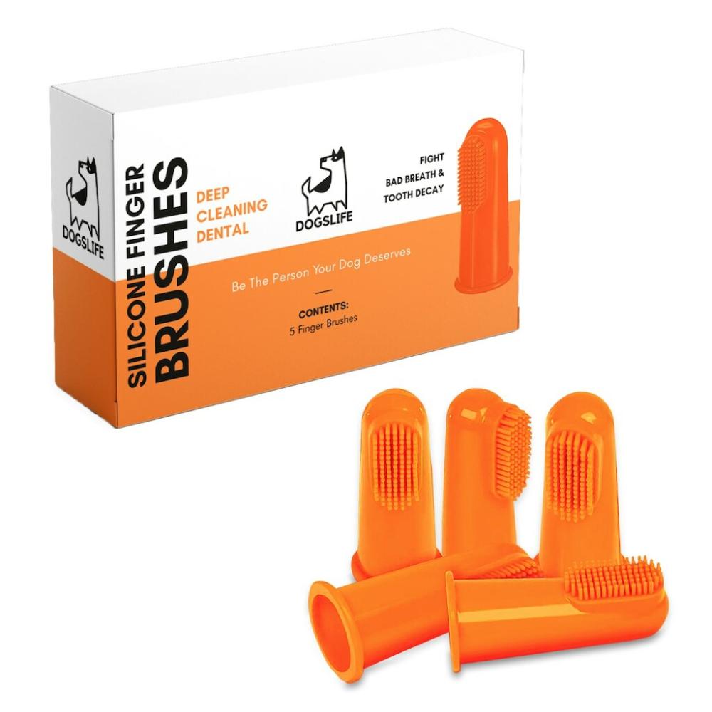 Brosses à doigts en silicone, 5 pcs